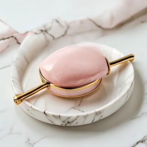 rose quartz face roller